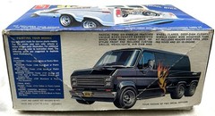 AMT Ford Custom Six-Wheel Van w/ Trail Bike 1:25 Model Kit 2502 – SEALED PARTS
