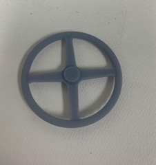 1:8 17” Bell Four Spoke Steering Wheel. 50mm Unpainted Version For Sale.