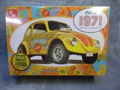 1/25 SCALE AMT 1971 VW COCA-COLA SUPERBUG GASSER YELLOW MODEL KIT-SEALED!!