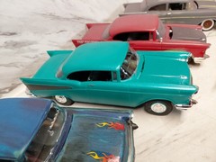 Model Junkyard/parts Plastic Custom Vintage Car Lot Of 11 Custom 55-57 Chevy