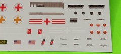 1959 Cadillac Ambulance 1/25 AMT Decal Sheet Dash Cluster Gauges City Of Troy MI