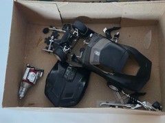 MPC Street Fever Vette 1:25 Scale Plastic Model Kit Partially Assembled