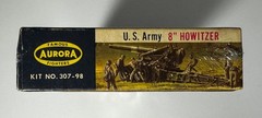 RARE SEALED Aurora #307-98 1/48 Scale U.S. Army M115 8″ Howitzer – Vintage 1963