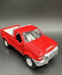 Ray Toys Ford F-350 Red Pickup Truck With 5th Wheel Diecast Loose