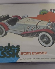 VINTAGE 1973 Lindberg 1929 Mercedes Benz SSK Sports Roadster 1/24 model kit Seal