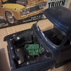 Original ’60’s Issue AMT ’53 Ford Pickup 3 in 1 Model Truck Unfinished 1/25