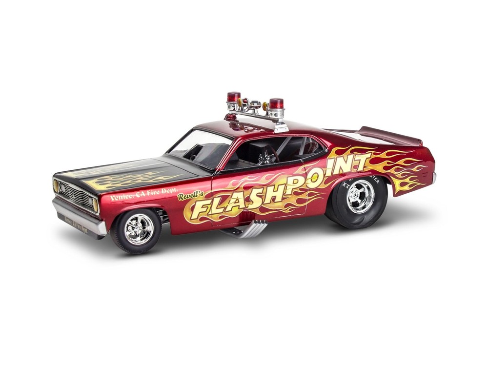 Revell ’70 Plymouth Duster Funny Car 1:24 Scale 100-Piece Skill Level 4 Model