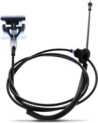 A-Premium Front Hood Latch Release Cable with Handle Compatible with Nissan
