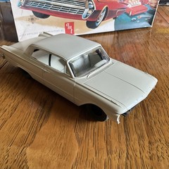 Built Model Car, STARTED AMT Skyline Kit Ford Galaxy Vintage Type Race Car