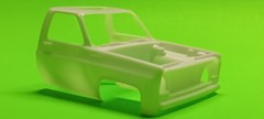 77 Chevy Street Pickup Truck 1/25 Hood Cab Glass Step Side Bed Chrome Open Grill