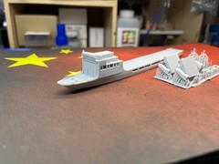 3D Printed 1/700/2000 Chinese Shichang training ship Unpainted