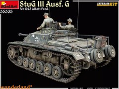 MINIART 35335 1/35 Scale StuG III Ausf. G Feb 1943 Alkett Prod. Interior Kit