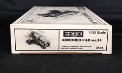 Encore Armored Car wz.34 1:35 Model Kit #3501 Open Box Sealed Parts Poland