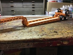 1/24-1/25 Scale Truck Trailer Model Accessories Lowboy Trailer Suspension