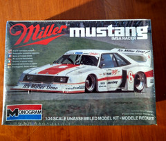 Monogram Ford Mustang 1/24 scale Miller Beer IMSA Kit 2296