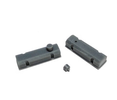 1/24 1/25 3D Resin SBC Aluminum Style Valve Covers Scale Model Kit Parts