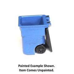 x5 Make It RC 1/24 Scale Trash Cans for RC/Model Car Garage, Shop, Diorama