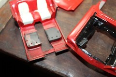 1974 Vintage Monogram Partially Built Model Kit in Box 1958 Ford T-Bird