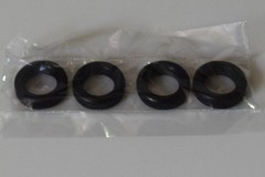 REVELL 1985 PONTIAC FIERO GT 14573 ⭐PARTS⭐ RUBBER TIRE PACKAGE 1:24