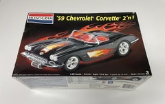Revell Monogram 1/25 1959 Chevrolet Corvette Roadster 2n1 – Stock, Custom