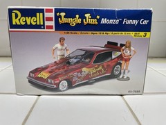 Revell Jungle Jim” Monza Funny Car model kit 85-7689 “Parts Only”