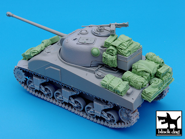 Black Dog 1/35 British Sherman Firefly Tank Accessories Set WWII (Dragon) T35029