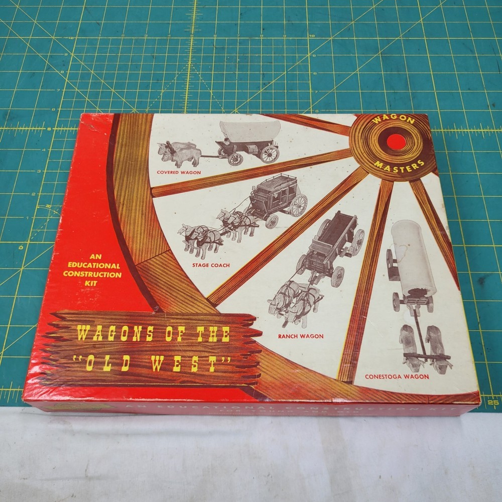 Craftmaster Wagons of the Old West Stage Coach Wood Model Craft Master Open Box