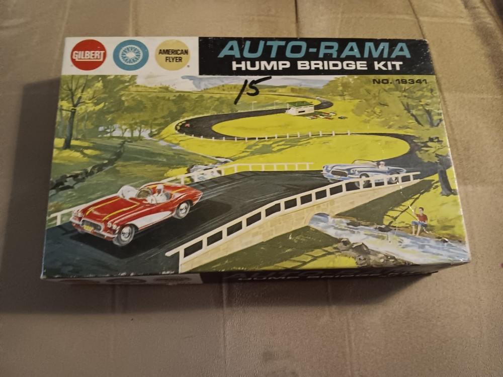 Gilbert #18341 Auto-Rama Hump Bridge Kit. (American Flyer
