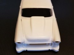Resin Bubble Hood for ’55 Chevy Bel Air Sedan AMT 1/25. HOT! NEW!