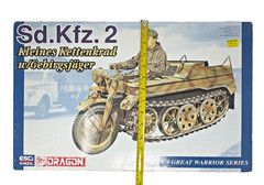 1999 Dragon ESCI ERTL 1:9 Sd.Kfz. 2 Kleines Kettenkrad Gebirgsjager Model Kit
