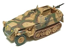 SdKtz 250/3 Command Half Track w/Radio. Trident 90326 New 1/87 Plastic Kit