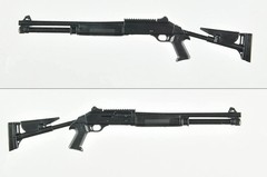 TomyTec Little Armory 1/12 LABC04 SHOTGUN Rifle Plastic Model Kit
