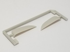 1958 Edsel Pacer FENDER SKIRTS from AMT 1:25 Model Kit 58