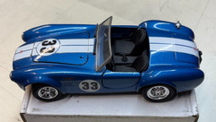 Revell Shelby Cobra 427 Racing 1/24 Blue/ White Stripes #33 no side pipes