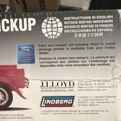 🏆Lindberg🏆1934🇺🇸Ford Roadster Pickup 3 Way Build 1/24 Model Sealed