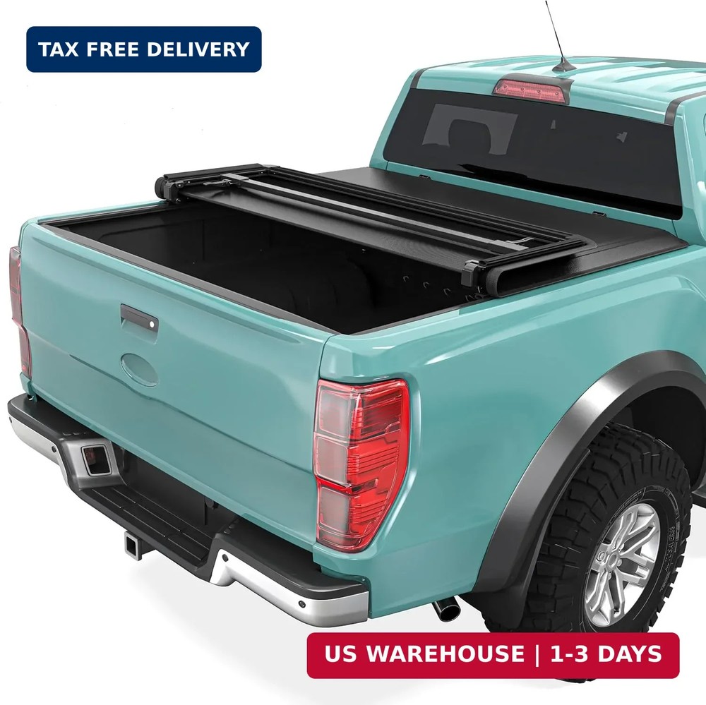 Soft Tri-Fold Truck Bed Tonneau Cover Fit for Ford Maverick 2022 2023 2024 2025