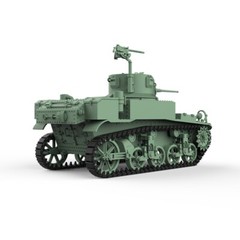 1/72 Military Model Kit US M3A1 Stuart Light Tank