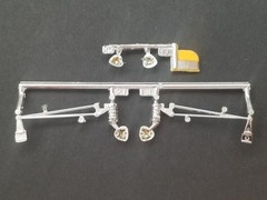 RADIUS RODS / HEADLIGHTS / SPRINGS for Beer Wagon Monogram Revell 1:24 Model Kit