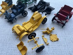 Lot of 5 Vintage 1950s Revell Highway Pioneers Action Miniatures-Parts Restore