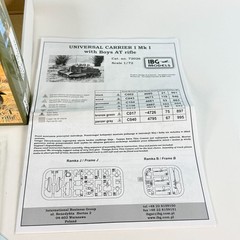 IBG Universal Carrier I Mk I 1/72 Scale Model Kit Boys AT Rifle 72026