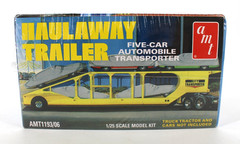 Haulaway Trailer Five-Car Automobile 1/25 Model Kit 2020 AMT Factory Sealed