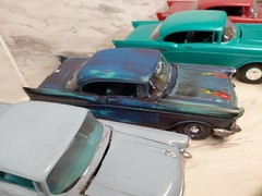 Model Junkyard/parts Plastic Custom Vintage Car Lot Of 11 Custom 55-57 Chevy
