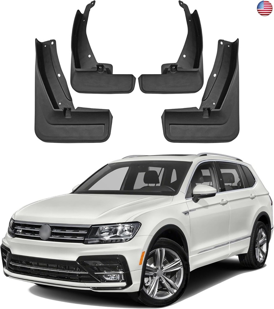 Mud Flaps Compatible with 2024 VW Tiguan R-Line Accessories 2018-2023 All