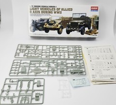 Academy Hobby 13416 Light Vehicles Of Allied & Axis During WWII Complete NEW