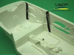 USCP 24A031 1/24 Road car Seatbelts PE set Beige Upgrade accessories kit