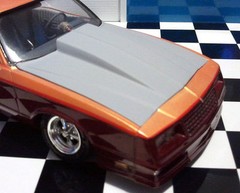 Resin Cowl Hood for ’86, 87 Monte Carlo Revell, Monogram 1/24, also 87 Aeroback