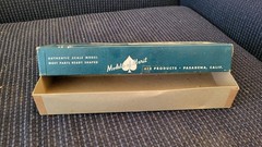 Vintage EMPTY BOX ACE No. 25R, Jaguar Xk120 Wood Model Kit