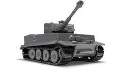 Airfix Products J6041 1:35 QUICKBUILD Tiger I Tank Plastic Model Kit