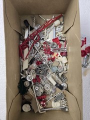 Vintage AMT 1961 Lincoln Continental K-421 Box & Huge 1/25 Model Parts Lot