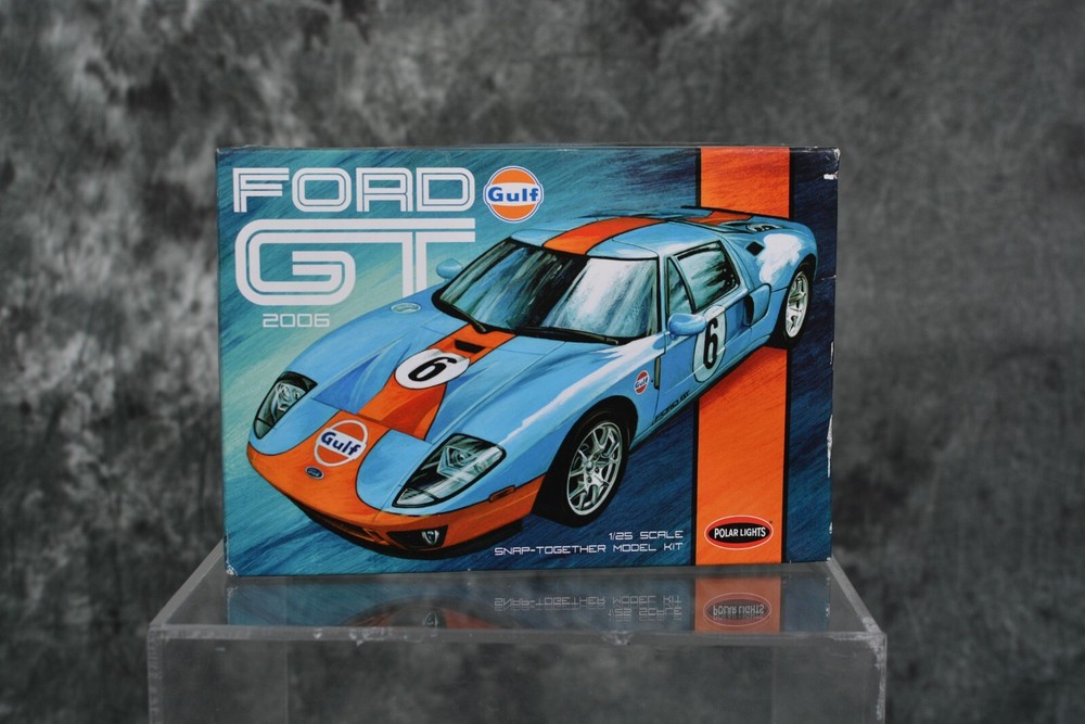 Polar Lights 2006 Ford GT Gulf Snapit 1/25 Model Kit Sealed Contents P0L855/12